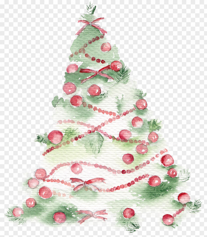 Covered Christmas Tree Ball Drawing Poster Illustration PNG