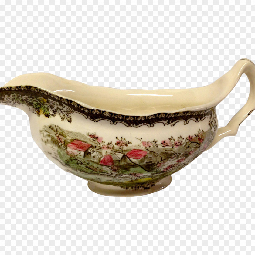 Gravy Boat Pottery Ceramic Tableware Bowl PNG