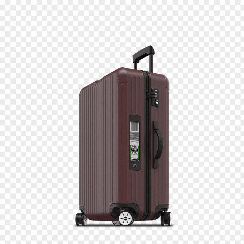 Luggage Rimowa Suitcase Travel Checked Baggage PNG