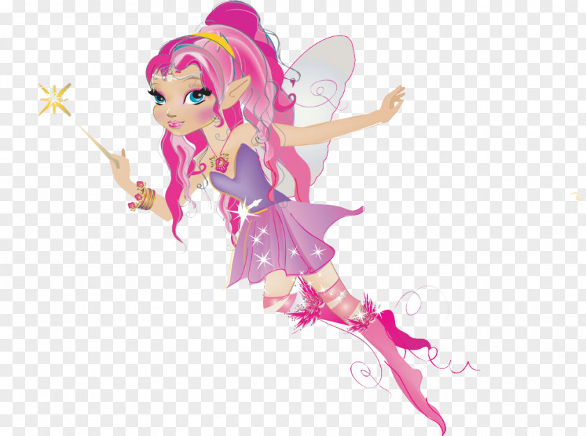 Purple Angel Cartoon Illustration PNG