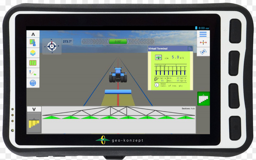 Tractor Automotive Navigation System GPS Systems Agriculture Global Positioning PNG