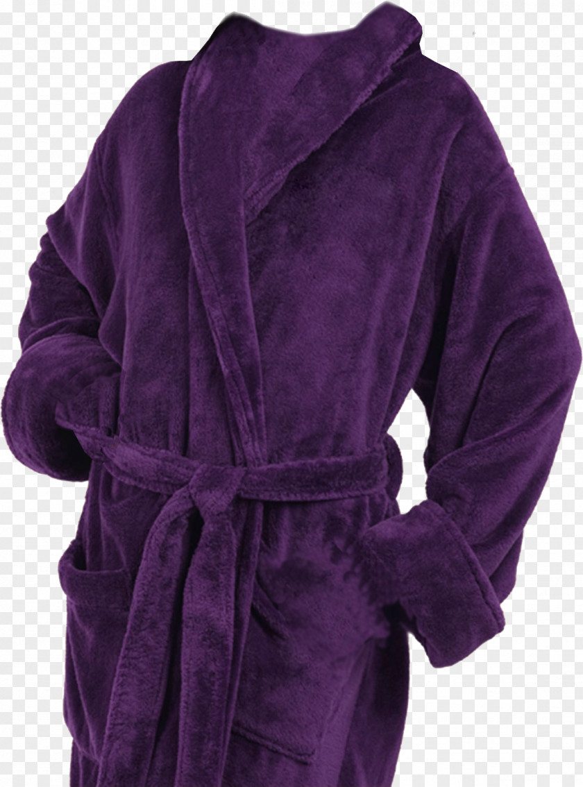 Purple Bathrobe Towel Navy Blue PNG