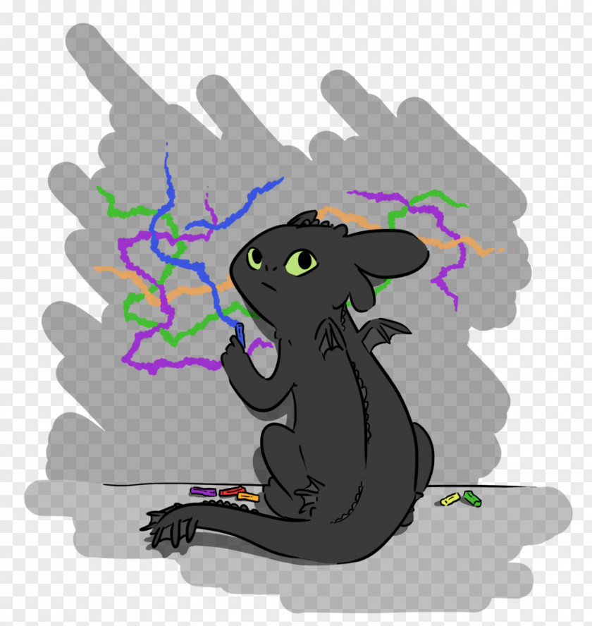 Toothless Artist Drawing Digital Art Cat Galactic Fire PNG