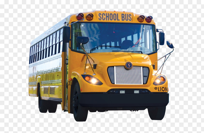 Commercial Vehicle Yellow School Bus Cartoon PNG