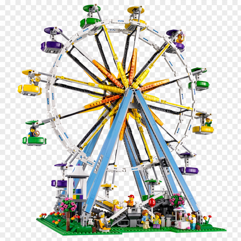 Toy LEGO 10247 Creator Ferris Wheel Lego Minifigure Modular Buildings PNG