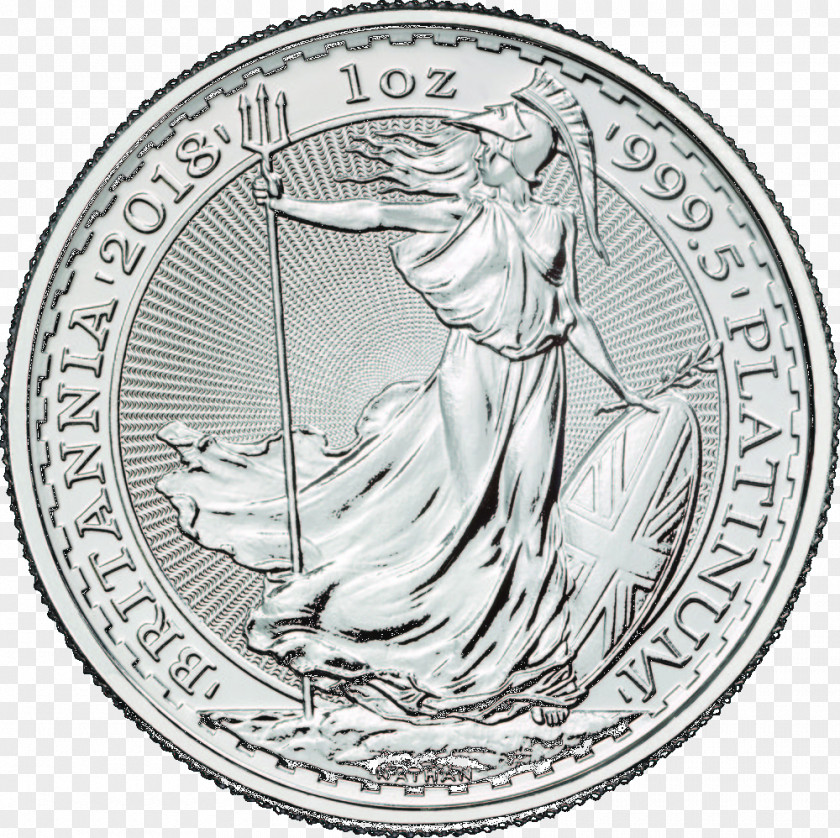 Coin Royal Mint Britannia Bullion Platinum PNG