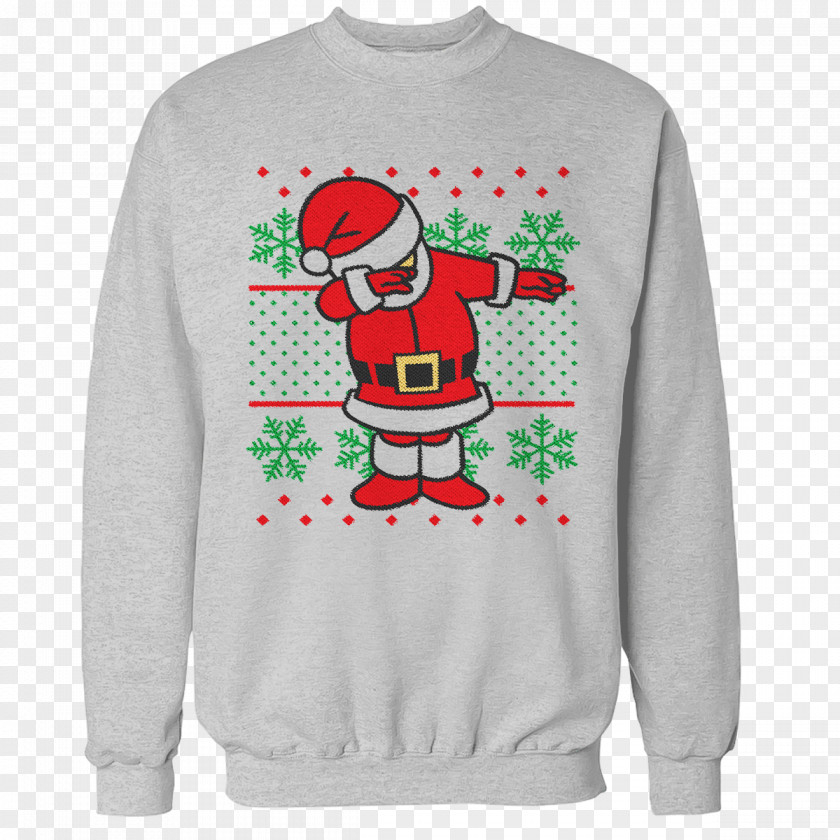 Dabbing Santa Hoodie Sweater Joke T-shirt Bluza PNG