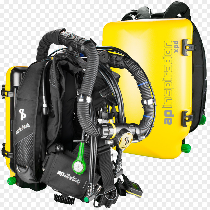 Rebreather Diving Underwater Scuba Technical PNG