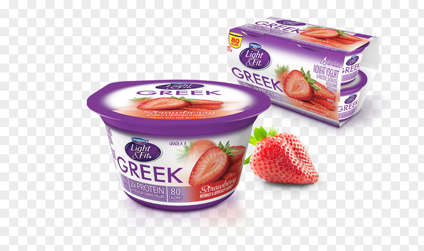 Strawberry Yogurt Greek Cuisine Yoghurt Parfait Danone PNG