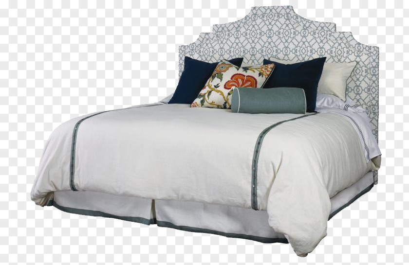 Bed Bedroom Furniture Bedding Headboard PNG