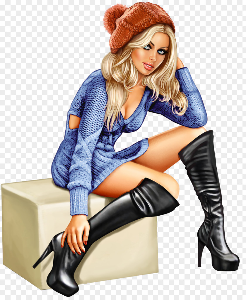 Digital Art Pin-up Girl PNG art girl, girls clipart PNG