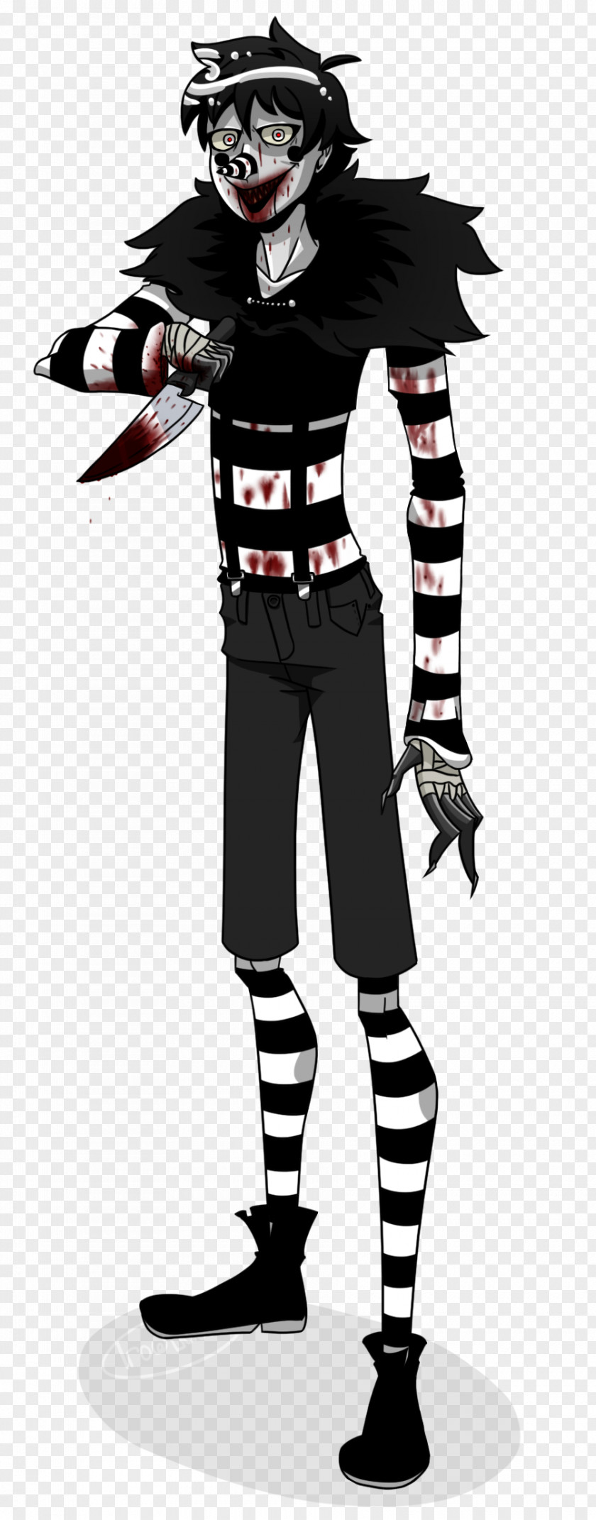 Laughing Jack Creepypasta Guts Madara Uchiha Art PNG