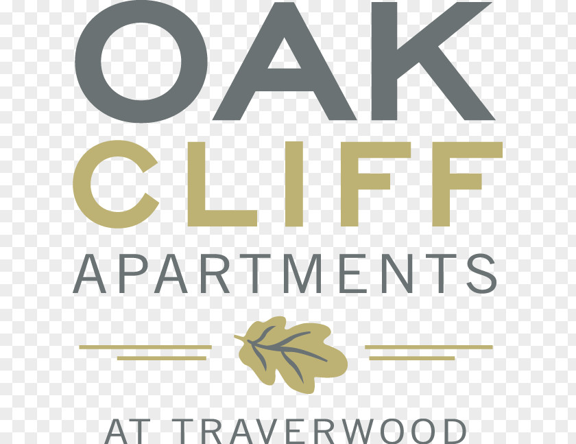 Oakcliff Apartments Logo Traverwood Drive Brand Font PNG