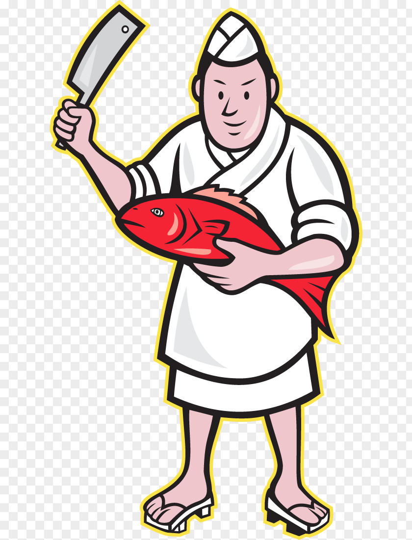 Vector Painted Fish Kill Sushi Fishmonger Royalty-free Clip Art PNG