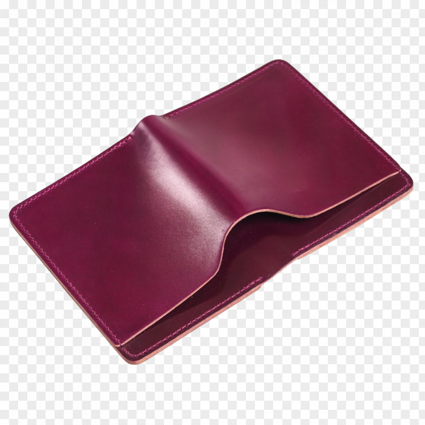 Wallet Purple Shell Cordovan Color PNG