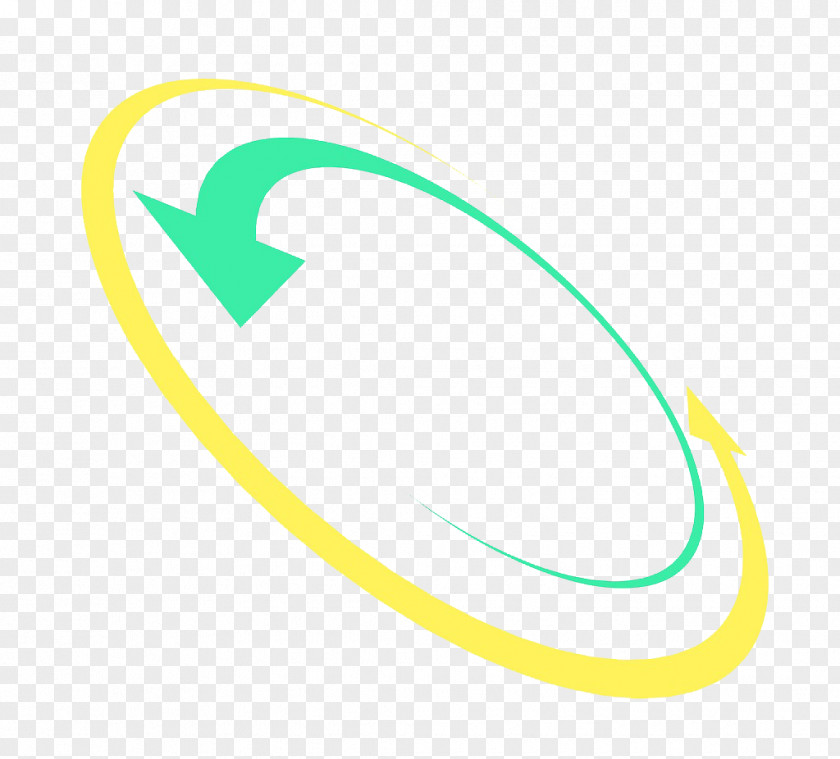 Arrow Ring Cycle Yellow Area PNG