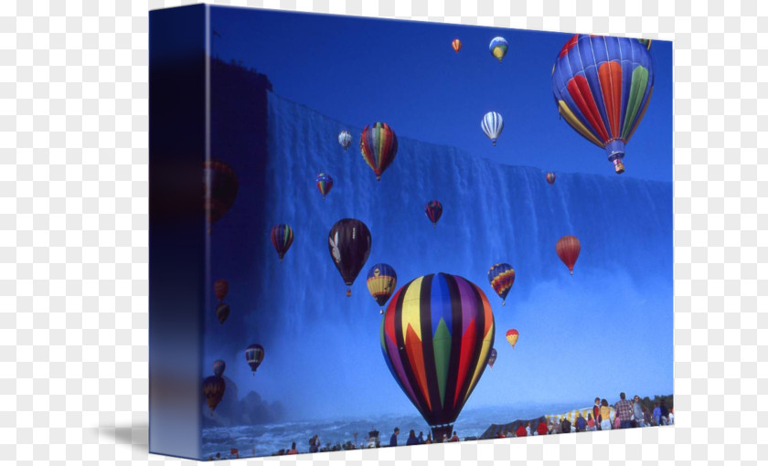 Balloon Hot Air Cobalt Blue Desktop Wallpaper PNG