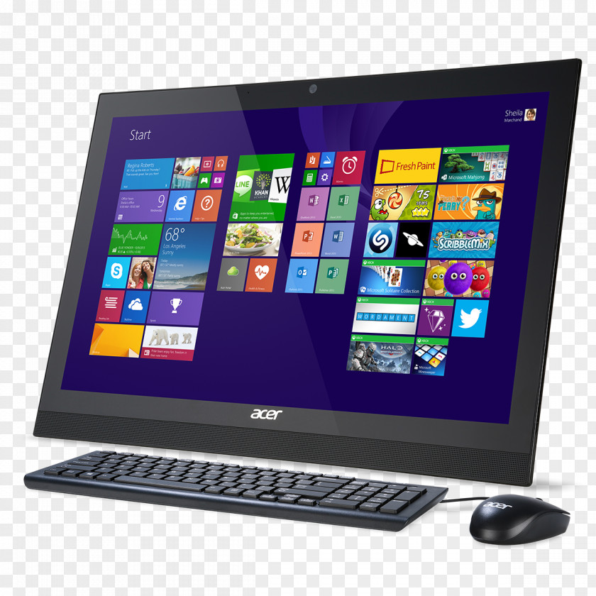 Bigger Zoom Big Laptop Dell Acer Aspire Desktop Computers PNG