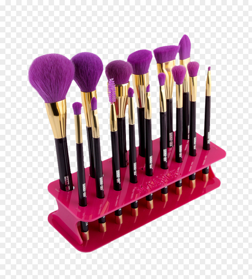 Blend Afro Hairstyles Men Make-Up Brushes Cosmetics Makeup Brush Holder & Organizer With Diamond Beads Foundation PNG