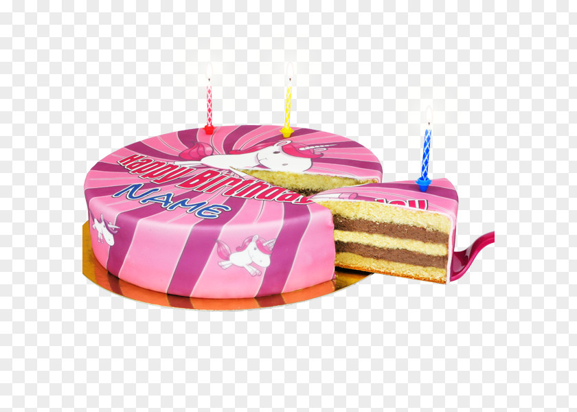 Einhorn Torte-M PNG