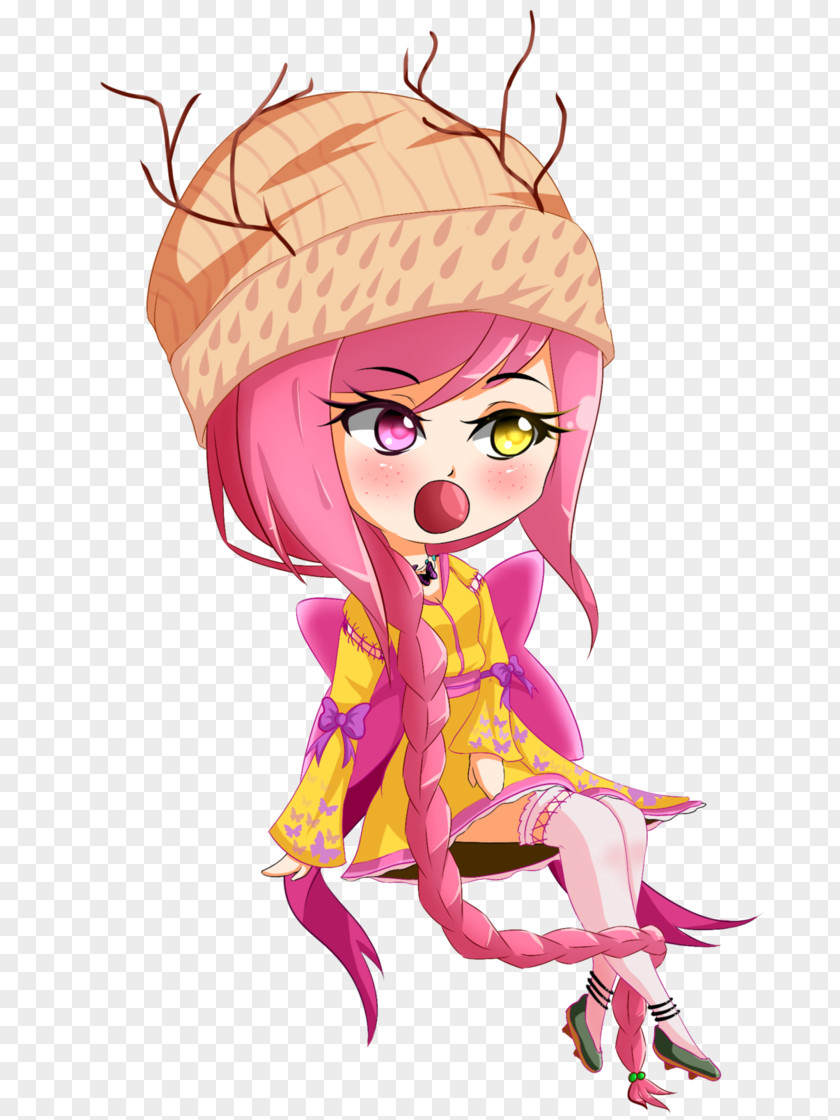 Fairy Pink M Headgear Clip Art PNG