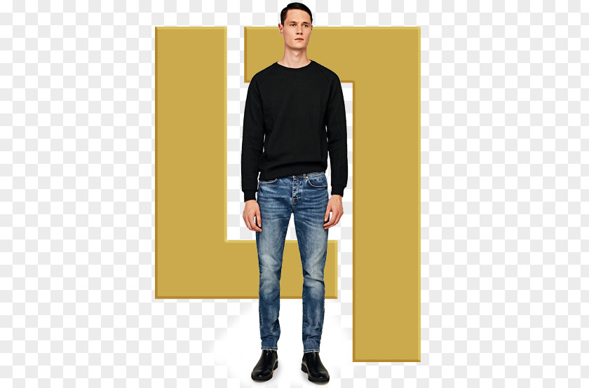 Jeans T-shirt Denim Production Sleeve PNG