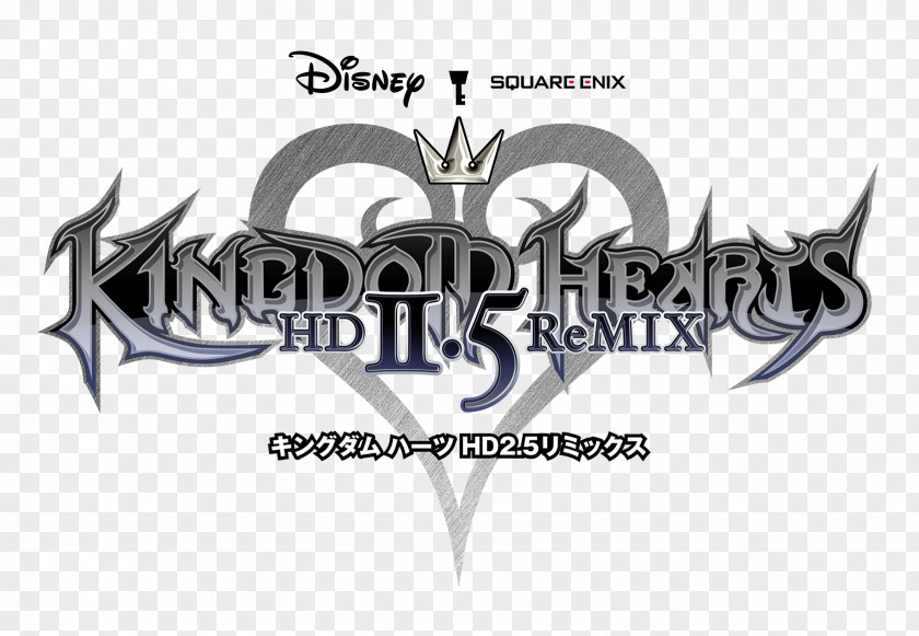 Kingdom Hearts Logo Tattoo HD 1.5 Remix Desktop Wallpaper Computer Font Brand PNG