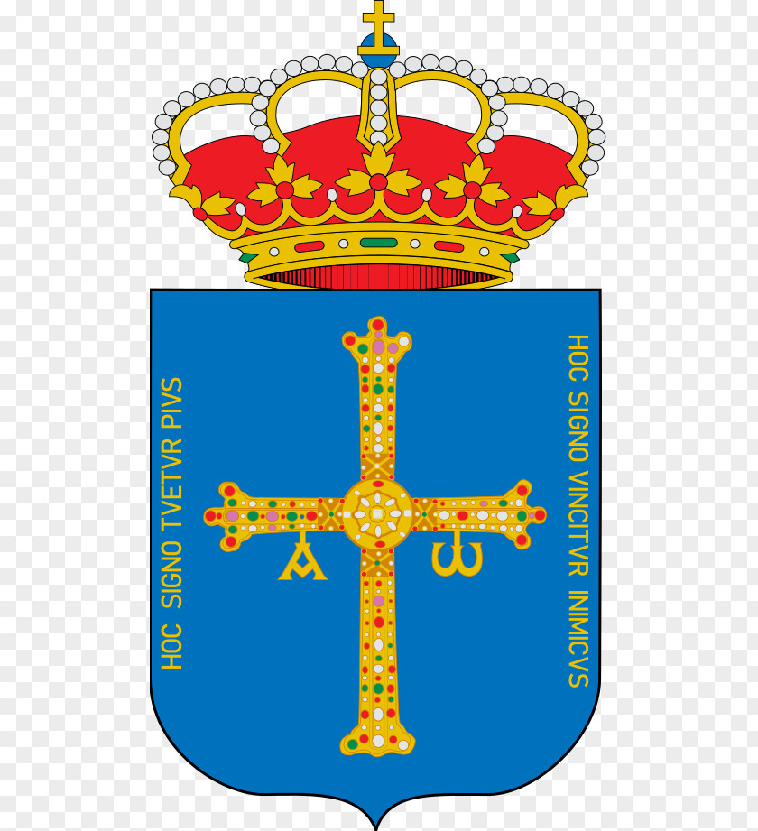 Kingdom Of Asturias Victory Cross Coat Arms PNG