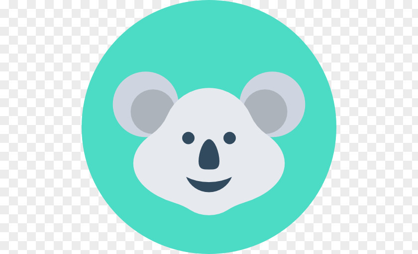 Koala Green Snout Headgear Clip Art PNG