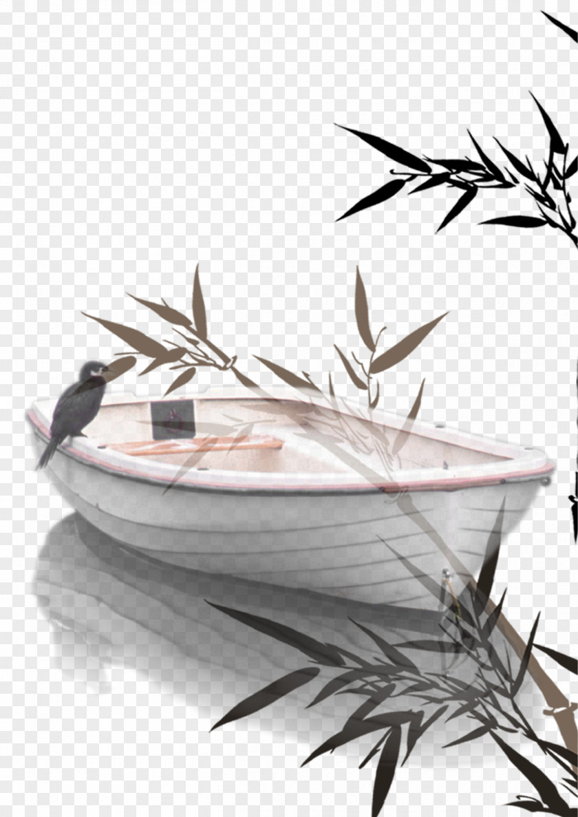 Ship Illustration Image Watercraft Bamboo PNG
