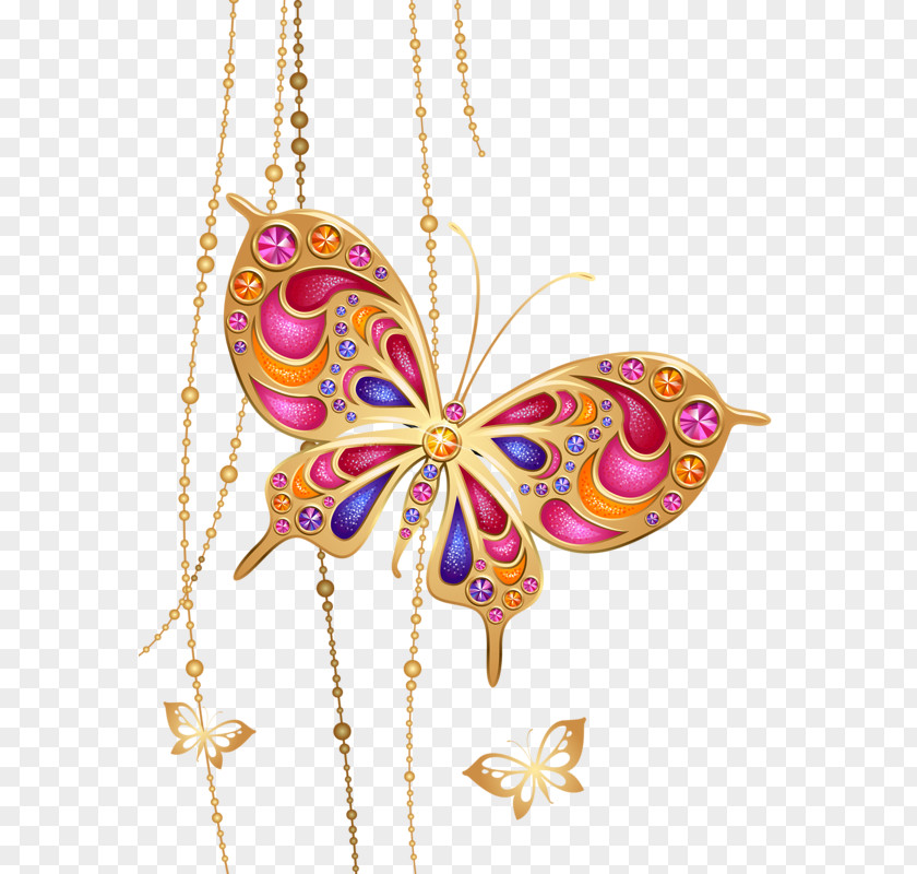 Butterfly Clip Art Image Vector Graphics Gold PNG