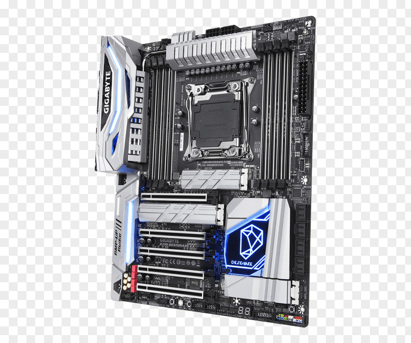 Intel LGA 2066 X299 Core I9 Motherboard PNG