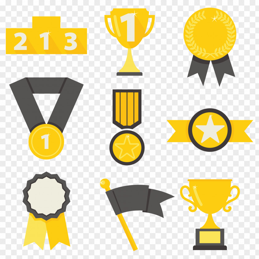 Medal Element Award Icon PNG