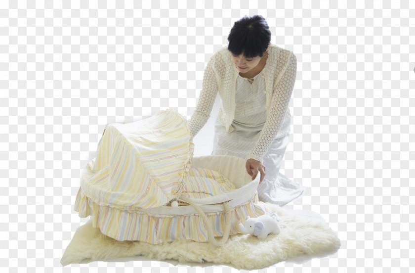 Mother And Baby Crib Diaper Child Milk PNG