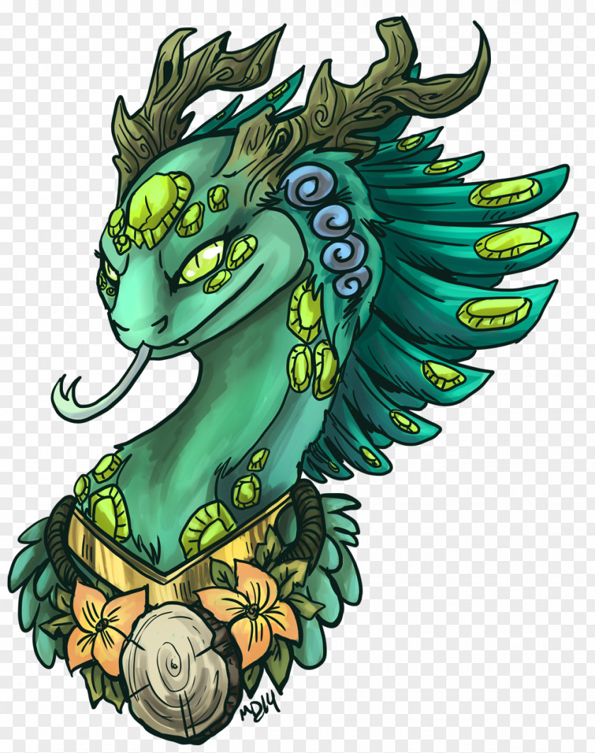 Seahorse Dragon Abziehtattoo PNG