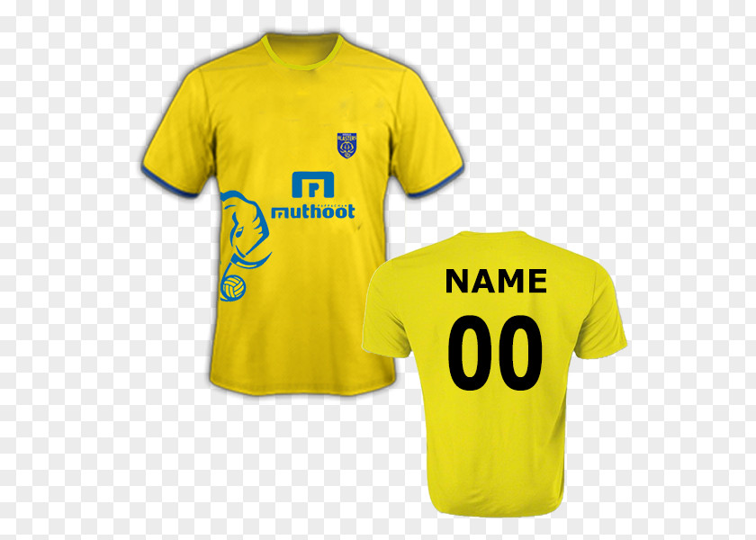 Sports Fan Jersey Kerala Blasters FC T-shirt 2017–18 Indian Super League Season 2016 ATK PNG