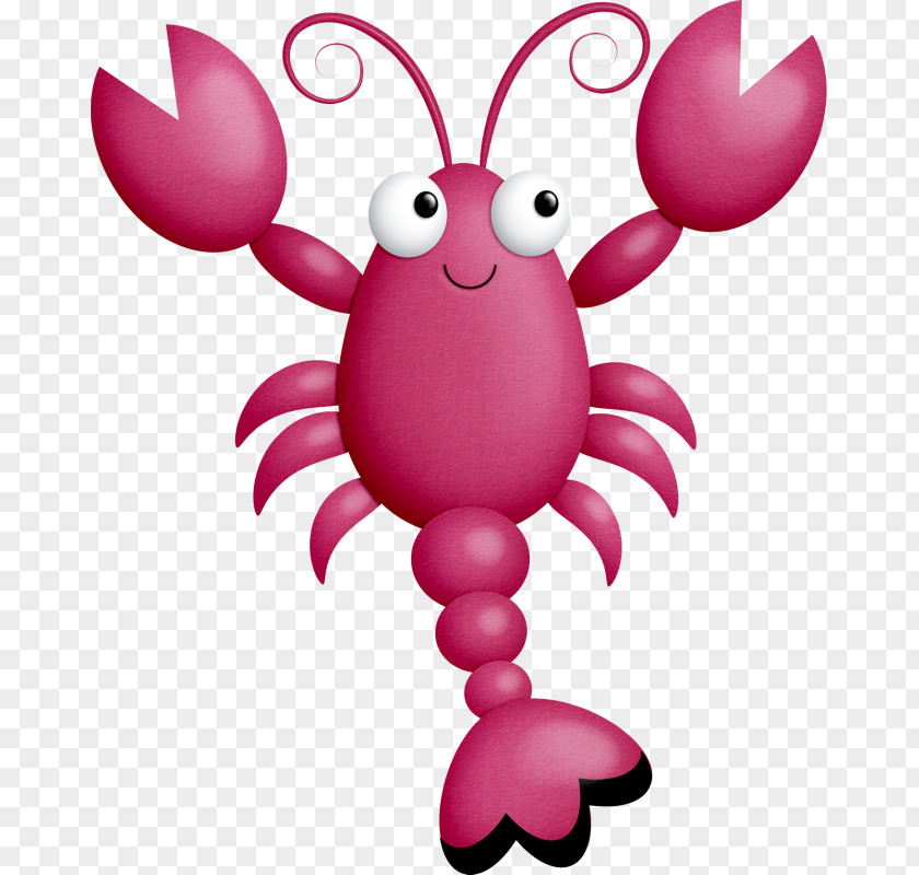 Under Sea Lobster Cartoon Drawing Clip Art PNG