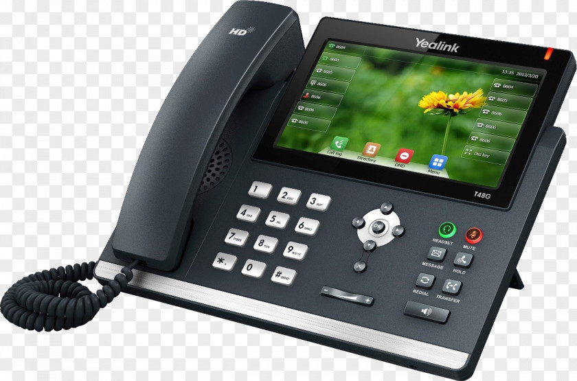 VoIP Phone Telephone Yealink SIP-T48G 3CX System Media PNG