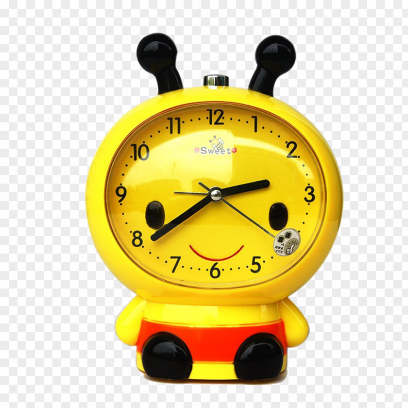 Cartoon Alarm Clock Talking Digital PNG