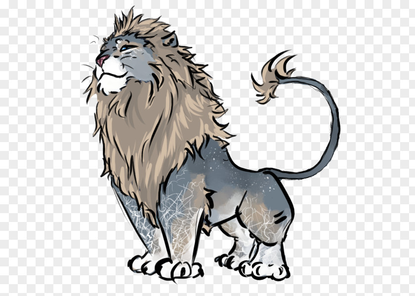Cat Big Lion Roar Art PNG