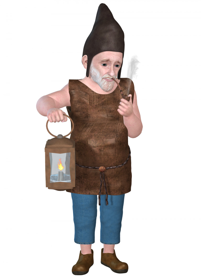 Dwarf Costume Garden Gnome Mascot Toddler PNG