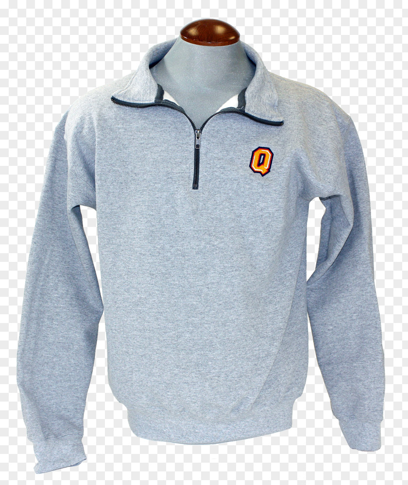 Gray Zipper Hoodie Sweater Bluza Sleeve PNG