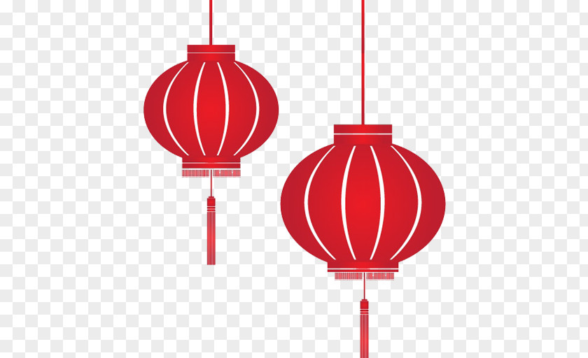 Chinese New Year Paper Lantern Festival PNG