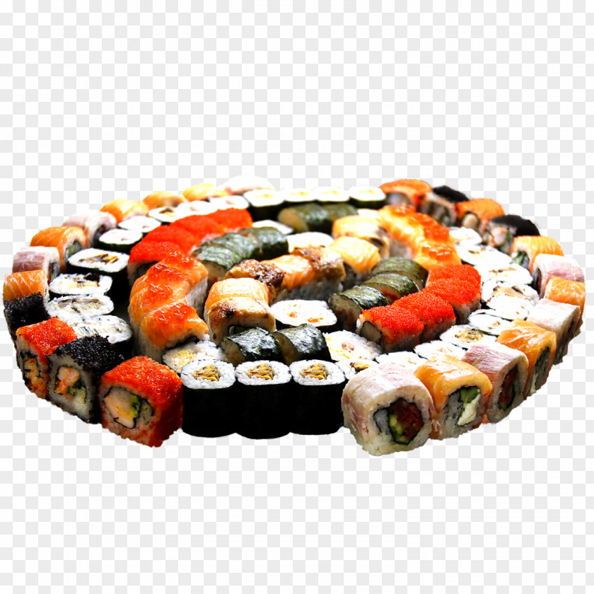 Sushi California Roll Japanese Cuisine Gimbap Asian PNG