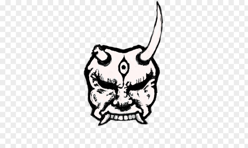 Pride Demon Japan Clip Art Black Skull Headgear Logo PNG