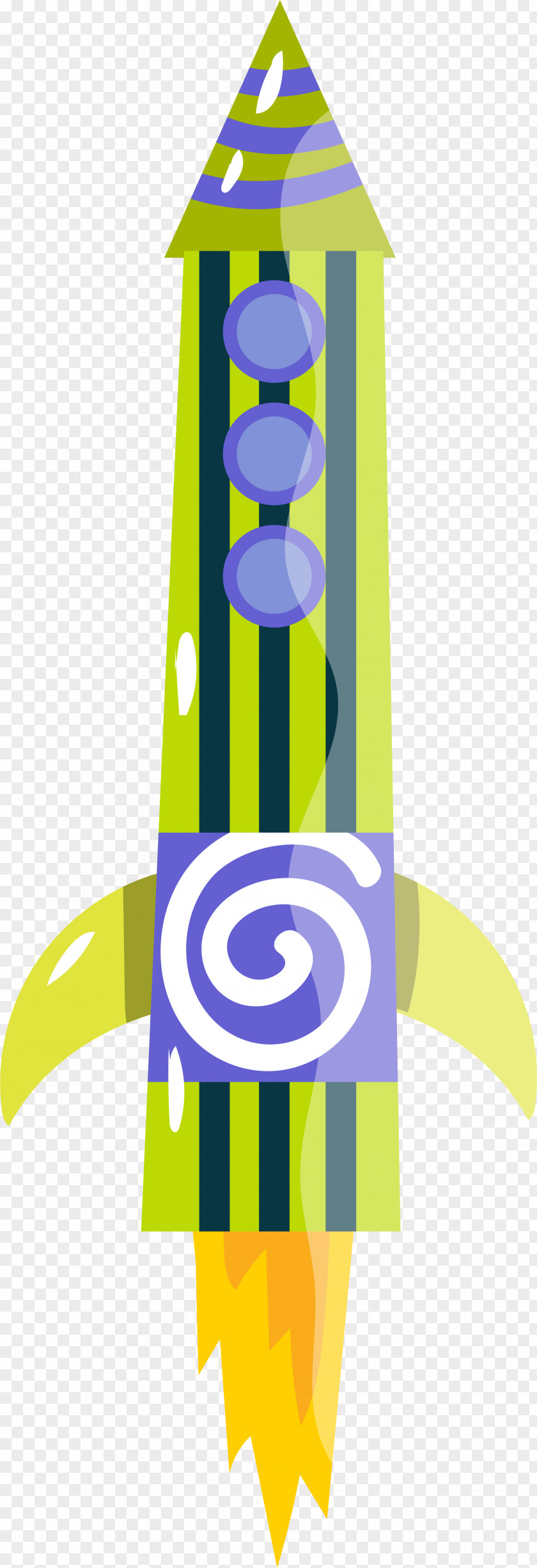 Rocket Decoration Vecteur PNG