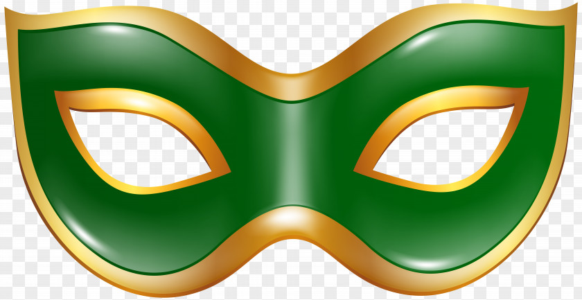 Carnival Mask Green Transparent Clip Art Image PNG