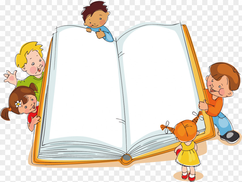 Children And Cartoon Books Child Drawing Illustration PNG