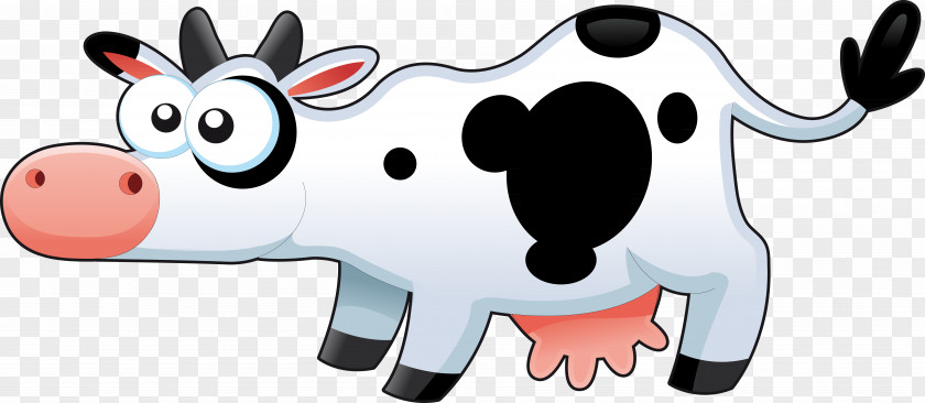 Cow White Park Cattle Holstein Friesian Calf Milk Dairy PNG