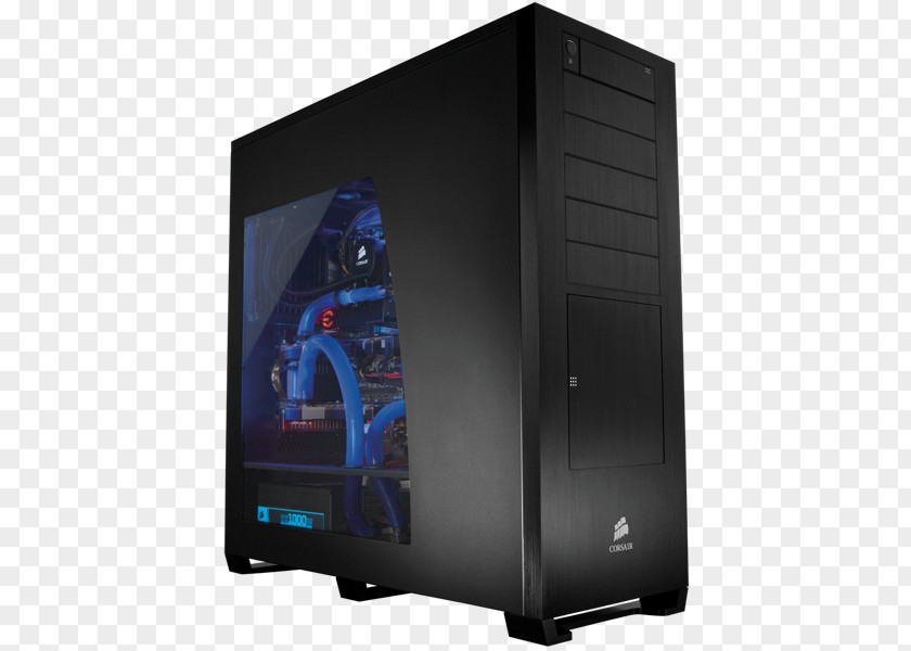 CPU Cabinet Transparent Background Computer Case Personal Corsair Components Hardware ATX PNG
